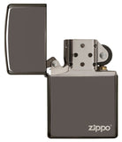 Zippo Classic Black Ice Zippo Logo 150ZL