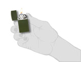 Zippo Slim Green Matte 1627