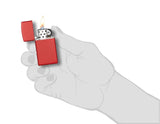 Zippo Slim Red Matte 1633