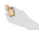 Zippo Slim Venetian High Polish Brass Lustre 1652B