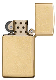 Zippo Slim Venetian High Polish Brass Lustre 1652B