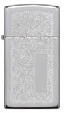 Zippo Slim Venetian High Polish Chrome Lustre 1652