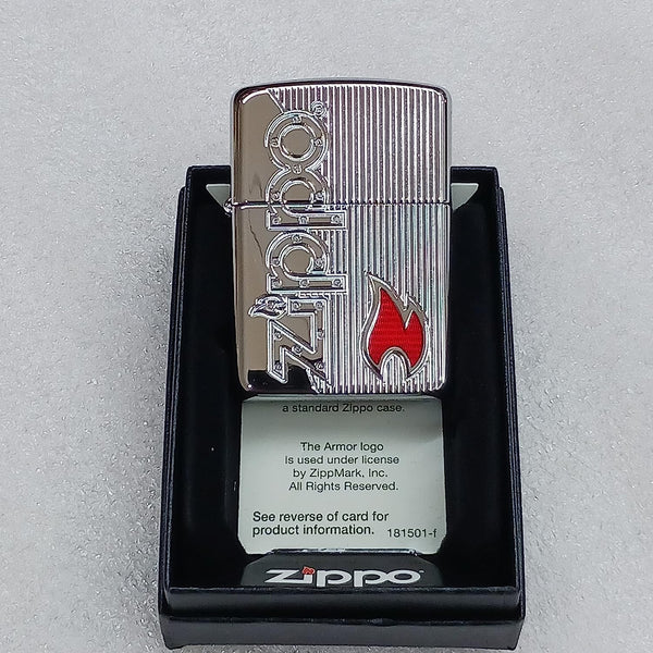 Zippo Strips 167 Armor Case High Polish Chrome 167-39864