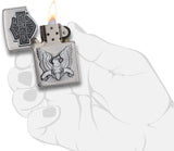 Zippo Harley-Davidson Eagle Emblem Brushed Chrome 200HD.H284