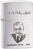 Zippo Founder Brushed Chrome 200FL