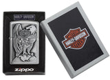Zippo Harley-Davidson Eagle Emblem Brushed Chrome 200HD.H231