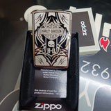Zippo Harley Davidson High Polish Chrome Laser Engrave 28981