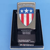 Zippo Classic Harley Davidson American Badge High Polish Chrome Finish 24868