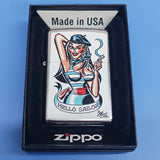 Zippo Mitch O'Connell Hello Sailor Street Chrome 24794