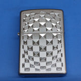 Zippo Cut Glass Satin Chrome 24013