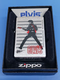 Zippo Elvis Presley Playing Guitar Brushed Chrome 24474