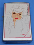 Zippo Petty Girl The Bride Satin Chrome 205PG.651