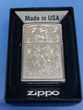 Zippo Flowers High Polish Chrome 24521