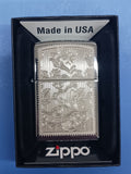 Zippo Flowers High Polish Chrome 24521