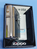 Zippo 6 Point Throwing Star Emblem Brushed Chrome 20334