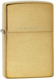 Zippo Solid Brass with Solid Brass Engraved 204