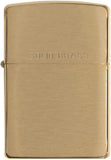 Zippo Solid Brass with Solid Brass Engraved 204