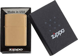 Zippo Brushed Brass 204B