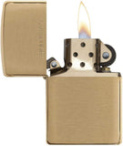 Zippo Solid Brass with Solid Brass Engraved 204
