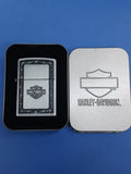 Zippo Harley Davidson Barbed Wire Satin Chrome 205HD.H326