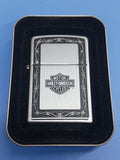 Zippo Harley Davidson Barbed Wire Satin Chrome 205HD.H326