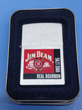 Zippo Jim Beam Real Bourbon Brushed Chrome 20635