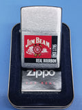 Zippo Jim Beam Real Bourbon Brushed Chrome 20635