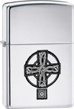 Zippo Celtic Cross High Polish Chrome 20850