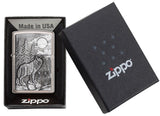 Zippo Timberwolves Emblem Brushed Chrome 20855