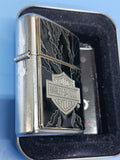 Zippo Harley Davidson Lightning Emblem Street Chrome 20867