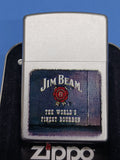 Zippo Jim Beam Rosette Satin Chrome 21018