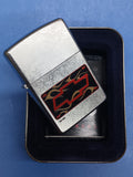 Zippo Chevy License Flames Street Chrome 21022