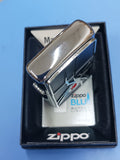 Zippo Arachno-Flame shining Emblem Brushed Chrome 21023
