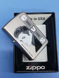 Zippo Elvis Monochrome Satin Chrome 21038