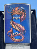 Zippo Skate Dragon American Hardcore Street Chrome 21215