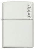 Zippo White Matte with Logo 214ZL