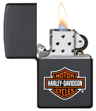 Zippo Harley-Davidson Logo Black Matte 218HD.H252