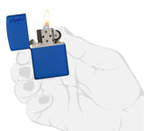 Zippo Royal Blue Matte with Logo 229ZL