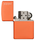 Zippo Orange Matte with Logo 231ZL