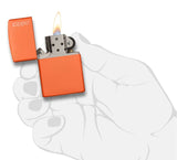 Zippo Orange Matte with Logo 231ZL