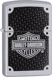 Zippo Harley-Davidson Logo Satin Chrome 24025
