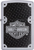 Zippo Harley-Davidson Logo Satin Chrome 24025