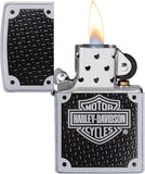 Zippo Harley-Davidson Logo Satin Chrome 24025