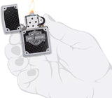Zippo Harley-Davidson Logo Satin Chrome 24025