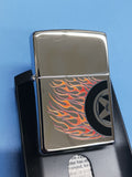 Zippo Burning Rubber High Polish Chrome 24036