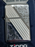 Zippo Venetian Stripe Black Ice 24038