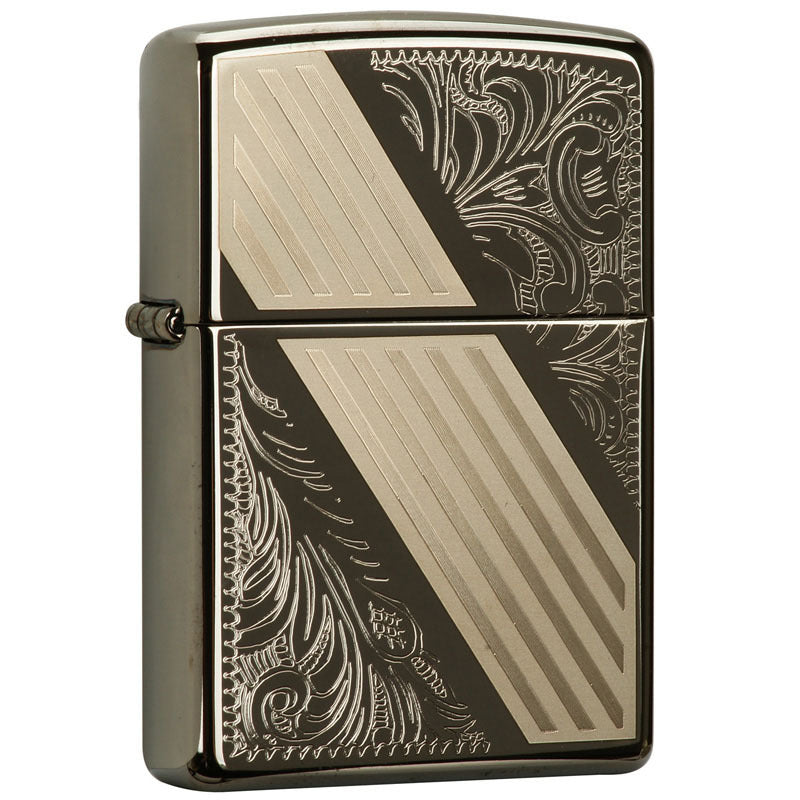 Slim® Black Ice® 65th Anniversary Collectible Zippo Windproof Pocket Lighter