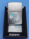 Zippo Native Chief Emblem Street Chrome 24063