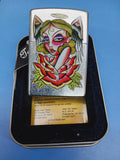 Zippo Tattoo Art Evil Angel Street Chrome 24071