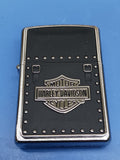 Zippo Harley Davidson Saddle Bag Emblem Brushed Chrome 24168